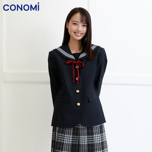 jk日系海军领羊毛水手服外套