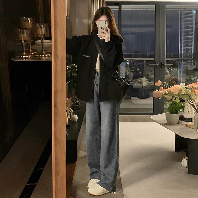 新款黑色冲锋衣外套女春秋款宽松休闲百搭夏季薄款防水夹克上衣潮