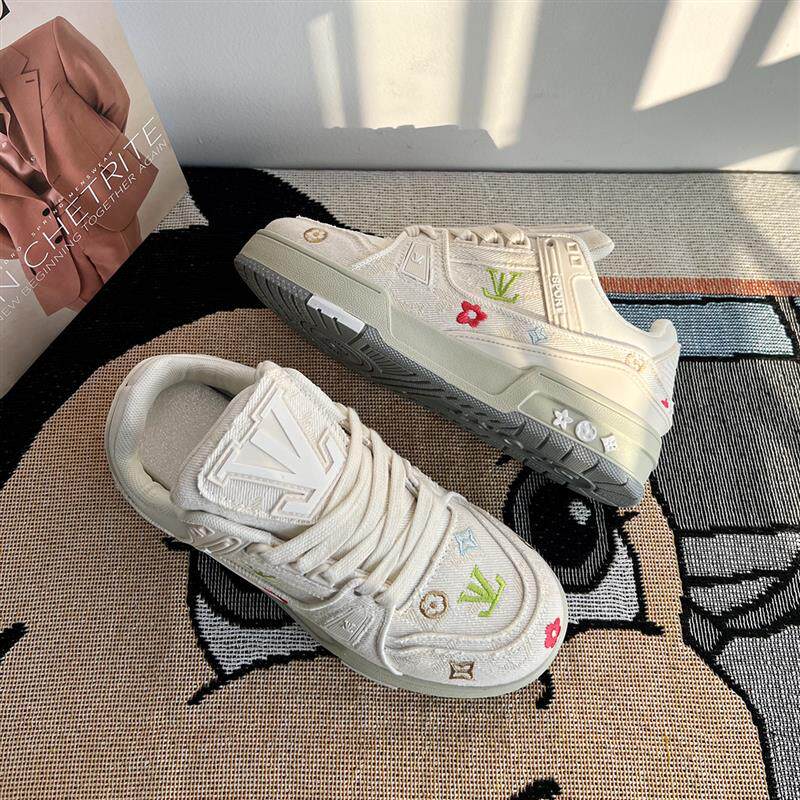 白色鞋子男鞋百搭新款板鞋男款 增高小白鞋夏季透气情侣休闲 鞋女