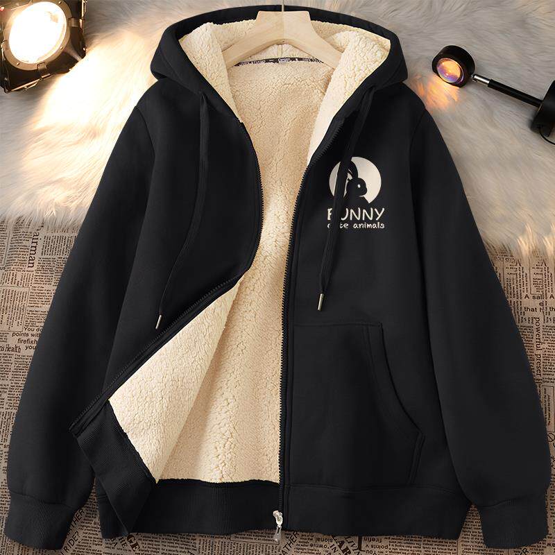 冬季外套女小个子开衫上衣超厚羊羔绒秋冬2025年新款加绒加厚女装