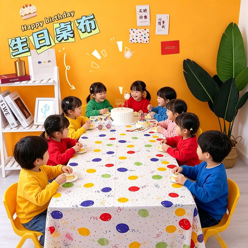 生日桌布儿童周岁派对