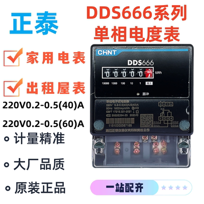 CHNT/正泰家用出租房电表DDS666
