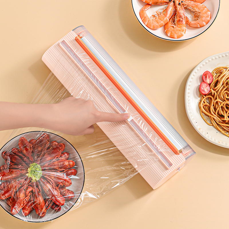 卡特马克冰箱磁吸保鲜膜切割器厨房家用食品级锡纸切割盒神器