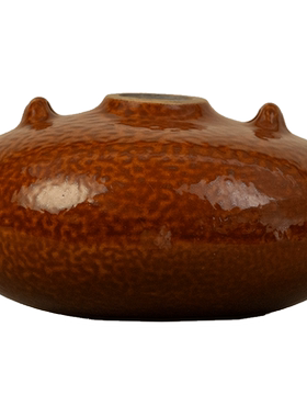 虎皮釉双系壶瓷器艺术品