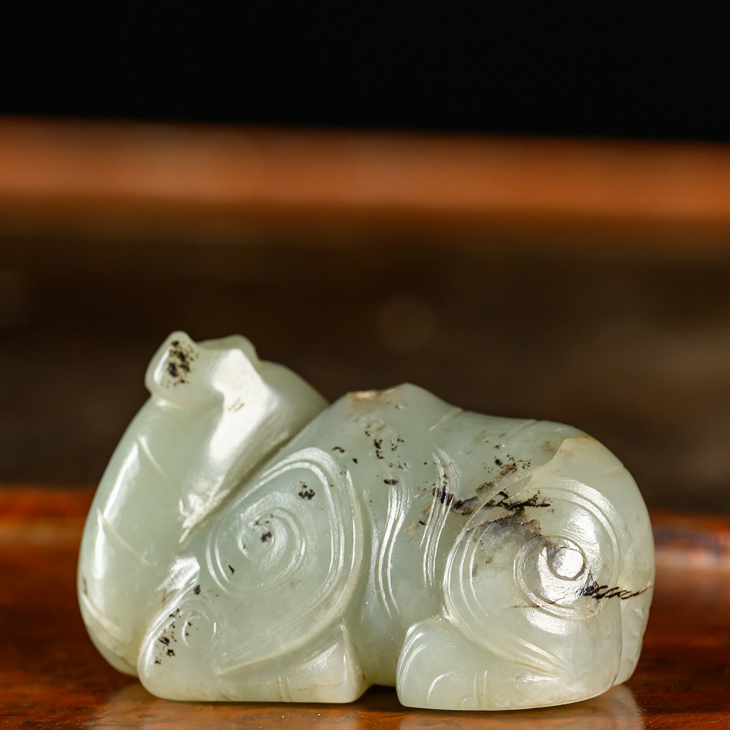 清代 玉雕骆驼挂件老物件古董玉器收藏真品和田玉雕骆驼祝福配饰