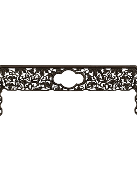 老红木透雕葫芦万代画板