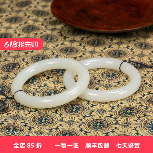 和田玉镯古玩玉器收藏