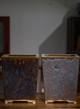 清代花盆紫砂明清古典古董