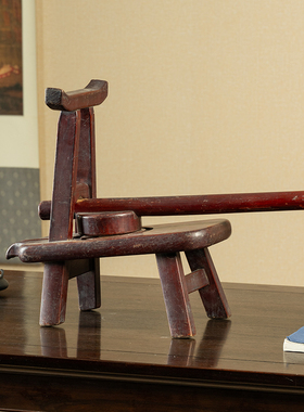 榉木甘蔗床老物件古董收藏