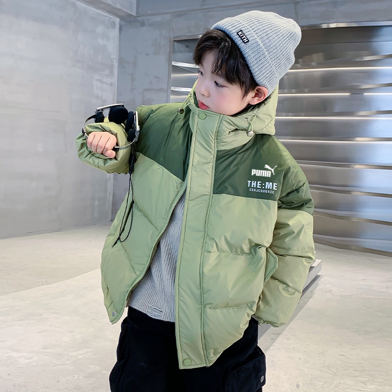 奥莱专柜男童羽绒服冬装2025新款中大儿童帅气男孩加厚韩版外套潮