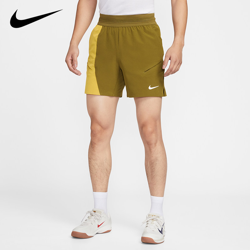Nike耐克26年澳网辛纳款网球运动短裤男拼色设计健身休闲裤下装,运动服/休闲服装,运动中长裤／短裤,淘宝优惠券,粉丝福利购,淘宝优惠卷