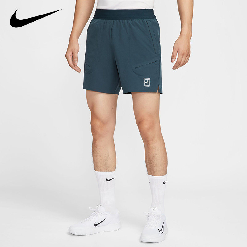 Nike耐克男士速干运动网球短裤透气网球训练裤休闲裤网球服下装