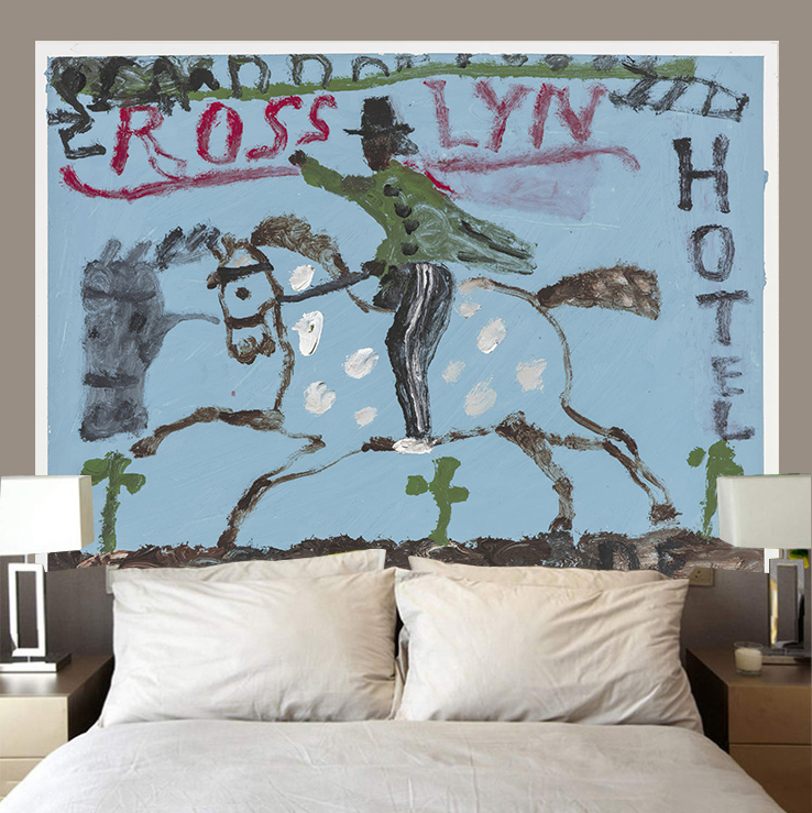 以梦为马北欧ins小众墙壁装饰挂毯宿舍背景布床头卧室遮挡挂布