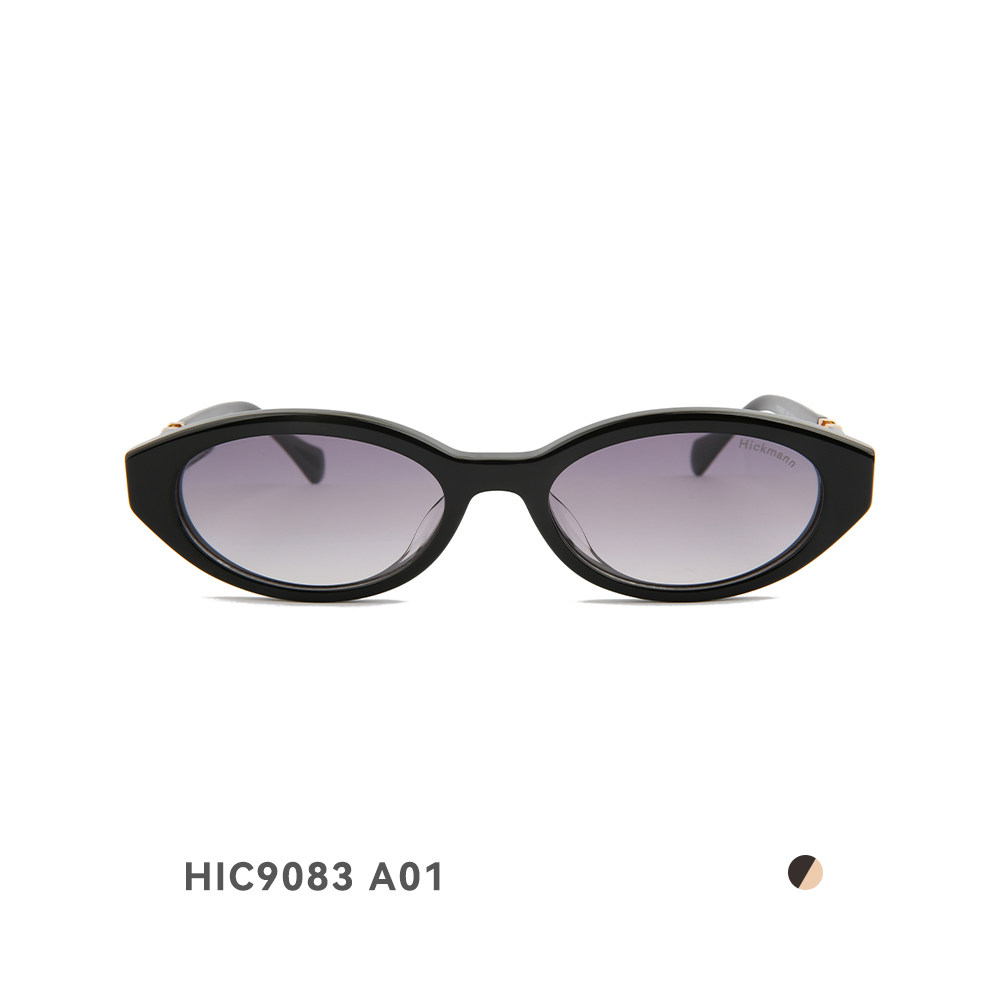 Hickmann毛林林同款复古猫眼窄框墨镜海歌漫高级感太阳镜 HIC9083