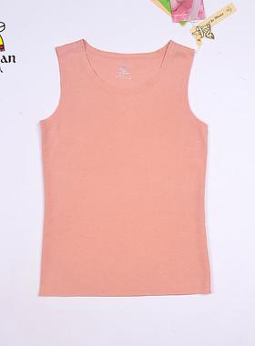 稻草人女士秋冬无痕随心裁双面绒保暖背心修身德绒保暖上衣34306