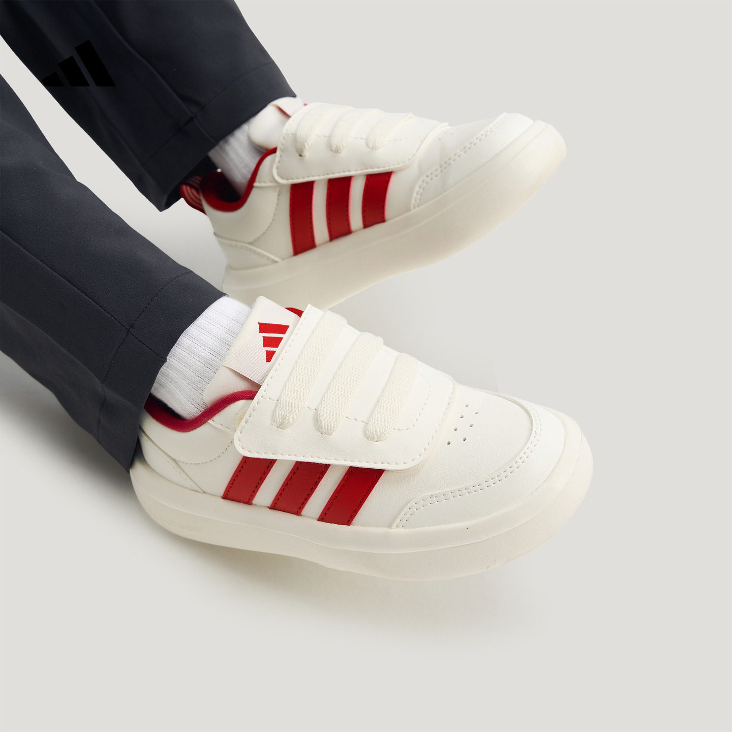 男小童PARK ST AC休闲网球文化运动鞋adidas阿迪达斯官方轻运动