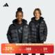 adidas男女大童拒水防风保暖舒适迷彩印花连帽棉服阿迪达斯轻运动