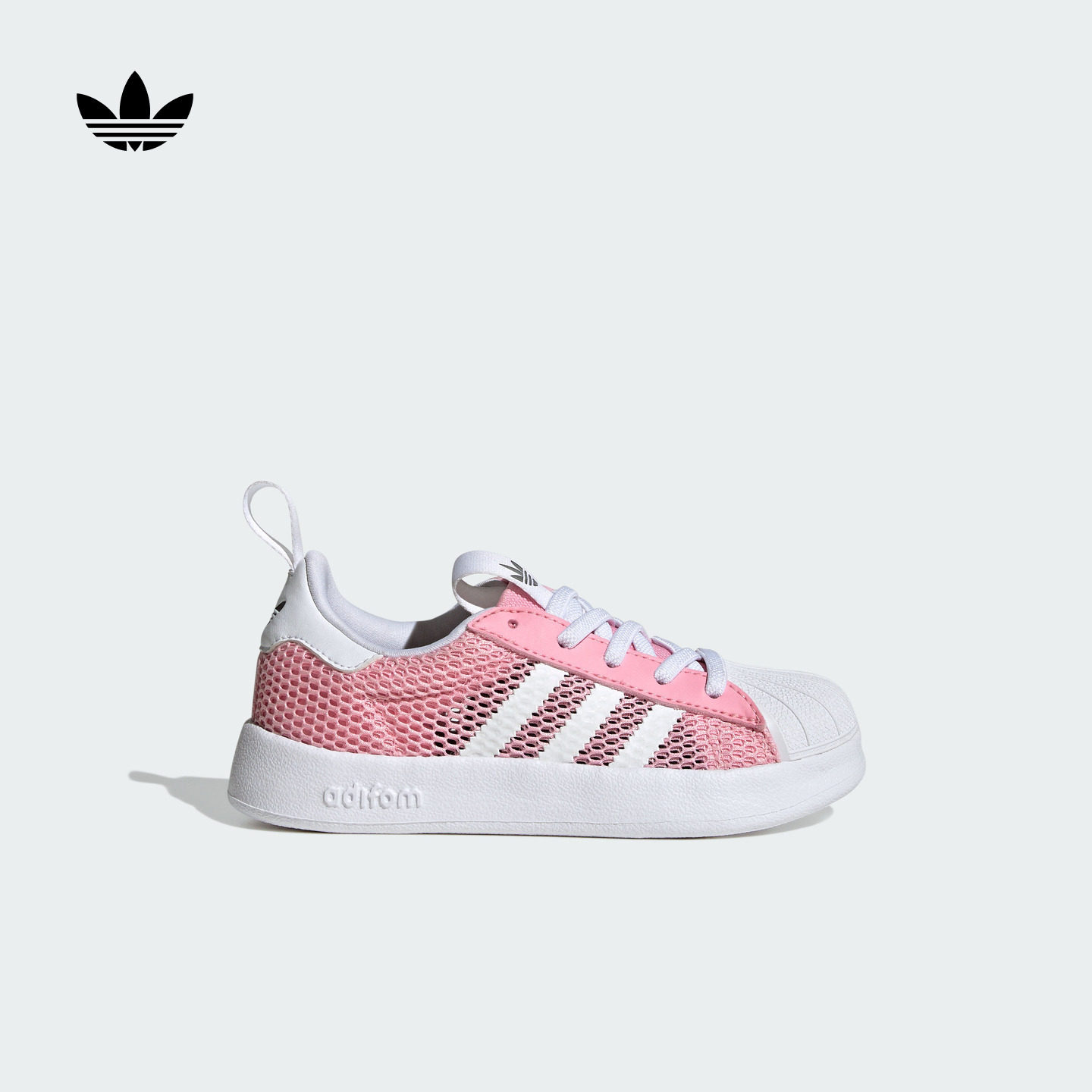 女小童ADIFOM SUPERSTAR 360经典贝壳头板鞋adidas阿迪达斯三叶草