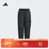 男童拒水防风保暖宽松舒适休闲羽绒裤 儿童adidas阿迪达斯轻运动
