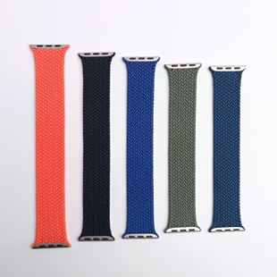 适用于苹果watch38 尼龙官方原装 正品 表带 49mm单圈硅胶