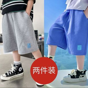 夏季 薄款 新款 中大童休閑褲 寬松兒童2025五分褲 運(yùn)動(dòng)褲 男童短褲 夏裝