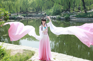 水袖 舞蹈服甄嬛传惊鸿舞服装 舞 古典汉服演出服女古装 出租2020新款