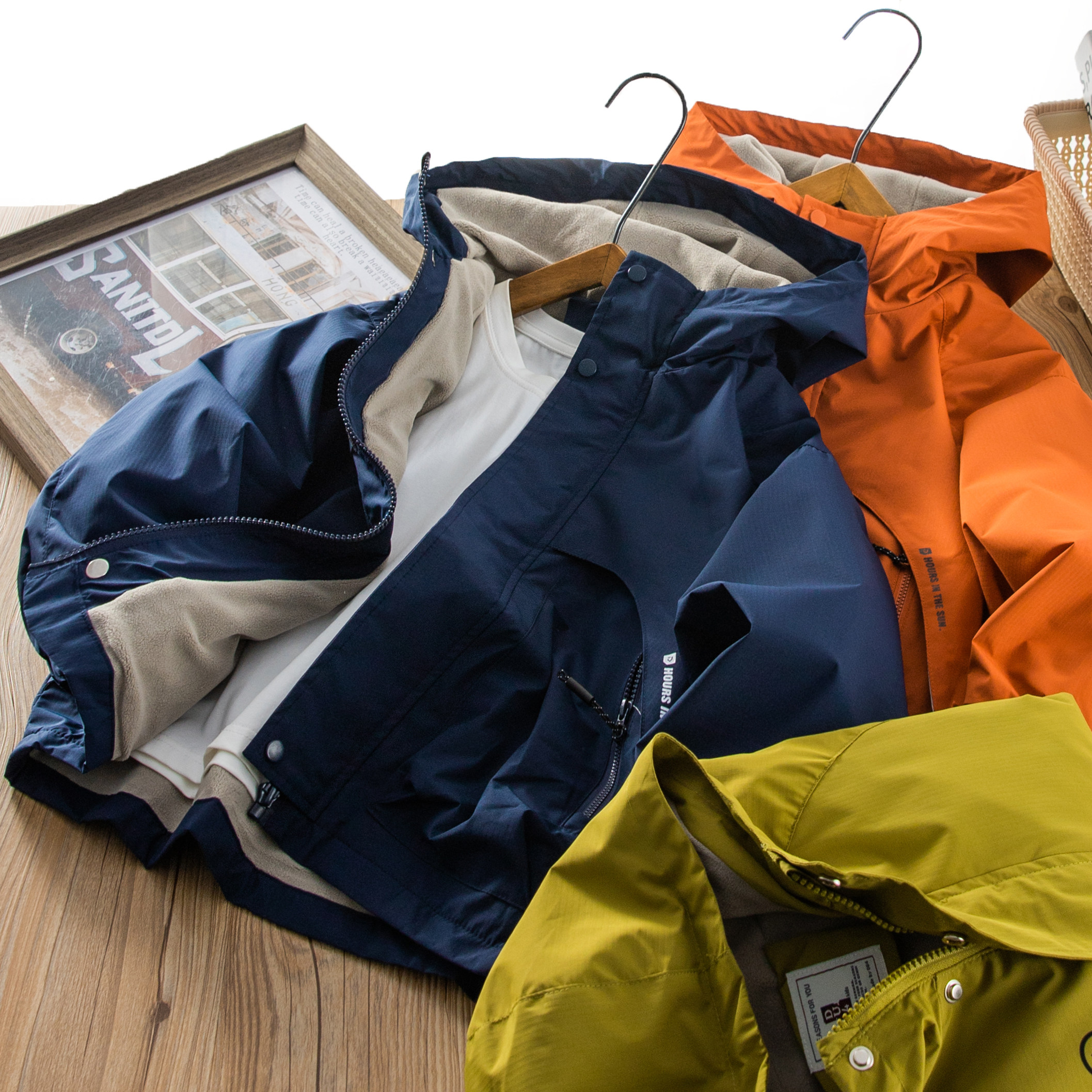 2025中大童连帽休闲外套冲锋衣加绒外套男女童百搭舒适运动潮酷,童装/婴儿装/亲子装,普通外套,淘宝优惠券,粉丝福利购,淘宝优惠卷