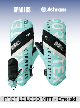 ASHRAM 热卖款滑雪手套PROFILE GORE-TEX面料防水保暖 黑桃雪具