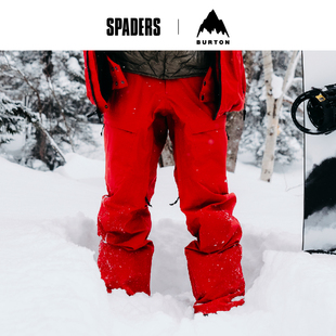 Burton 热卖男款单板滑雪裤AK SWASH PT 2L腰裤防水 黑桃雪具
