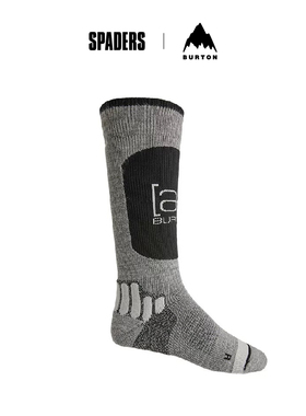 Burton 热卖新款单双板滑雪袜AK薄厚男款保暖弹性支撑 黑桃雪具