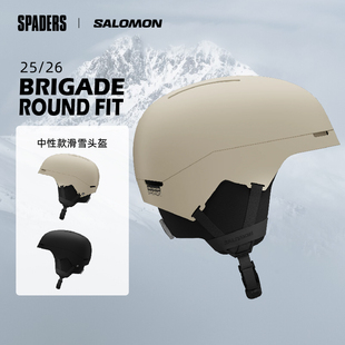 Fit滑雪头盔亚款 26男女户外冬季 Round BRIGADE SALOMON萨洛蒙