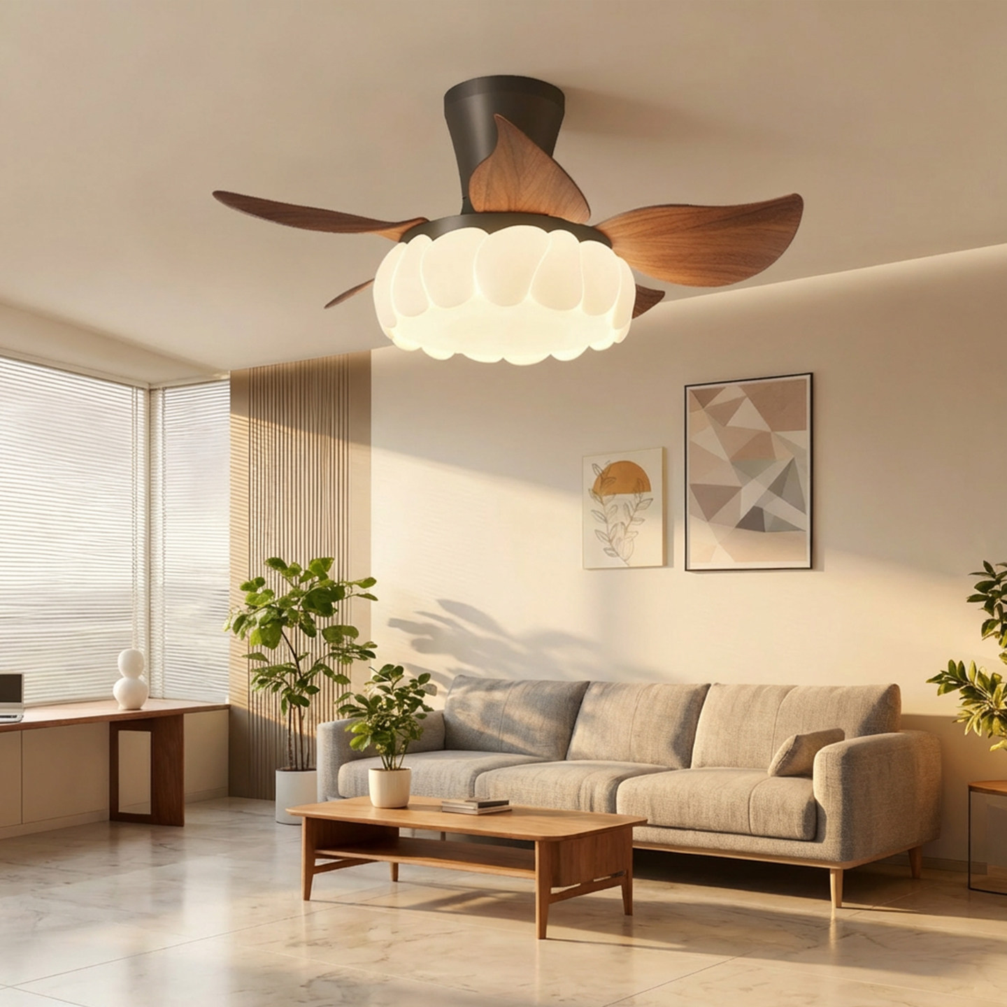 包豪斯风扇灯 客厅卧室餐厅吊扇中古风复古仿实木遥控变频吊扇灯,生活电器,吊扇/隐形吊扇/装饰吊扇,淘宝优惠券,粉丝福利购,淘宝优惠卷