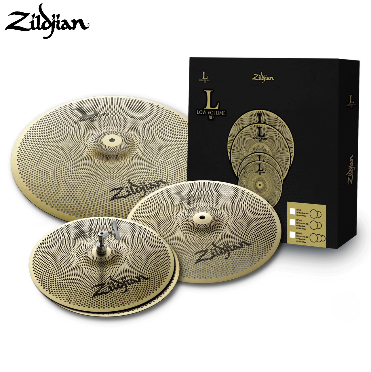 知音Zildjian 静音镲片 L80 LOW VOLUME CYMBAL