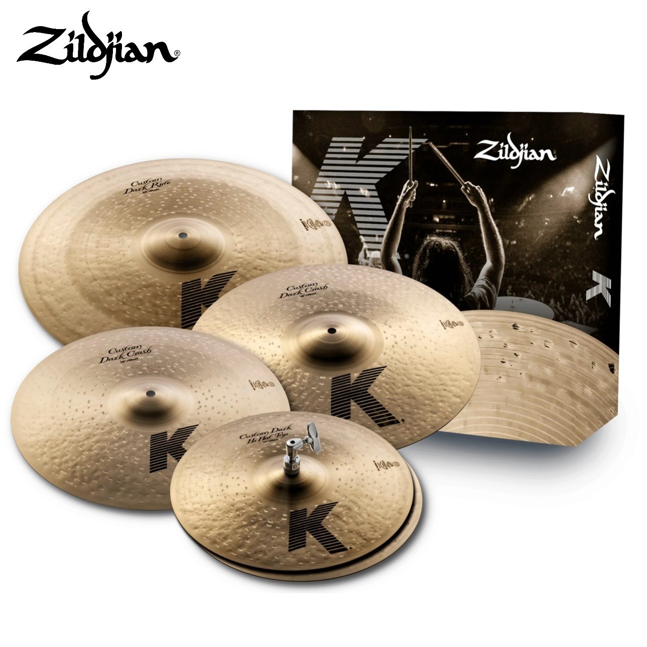 知音Zildjian K CUSTOM DARK CYMBAL                SKU: KCD900