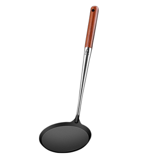 304不锈钢油饼勺子红薯面窝勺虾饼模具家用炸锅巴海蛎饼工具不粘