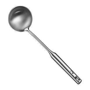 希明304不锈钢大汤勺家用盛汤勺子厨房大号粥勺长柄汤瓢炒菜锅勺