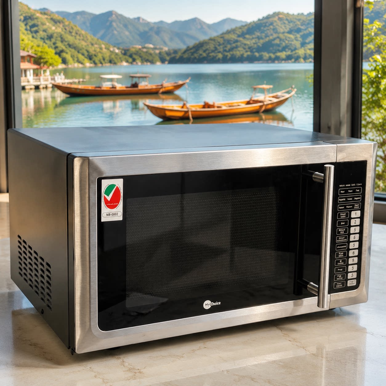 43L不锈钢1000w微波炉