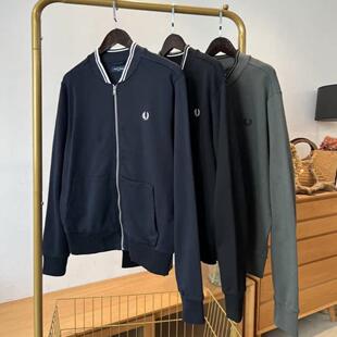 现货 ~秋冬款纯棉质感小立领休闲拉链款棒球服夹克外套情侣款