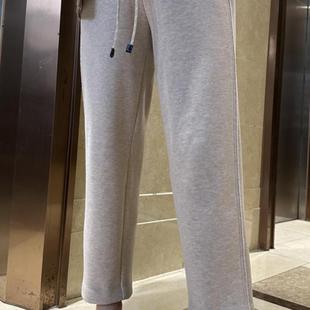 加厚加绒大码 敲显瘦 女裤 松紧高弹羊毛毛呢裤 爆粗裤 休闲老爹裤 型