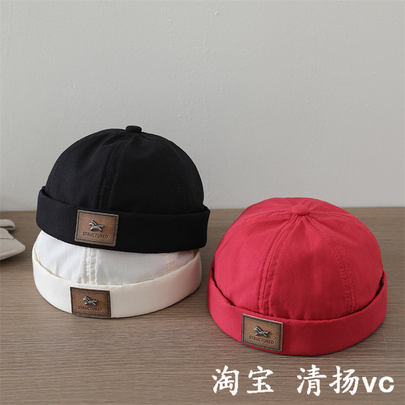 春夏薄款棉宝宝地主帽儿童瓜皮帽图片