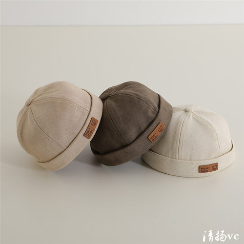 1-3岁宝宝地主帽洋气小童瓜皮帽