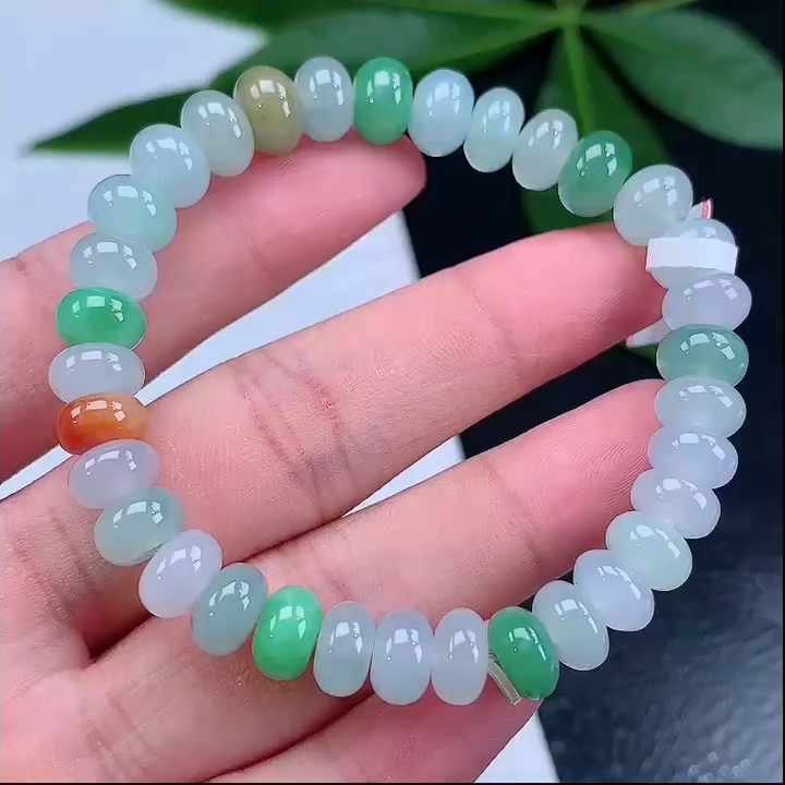挂件珠宝首饰正宗正品缅甸天然翡翠a货冰多宝算盘珠手串