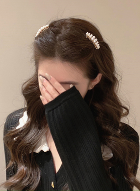 珍珠发夹女2025新款头饰夹子刘海夹边夹碎发夹小夹子
