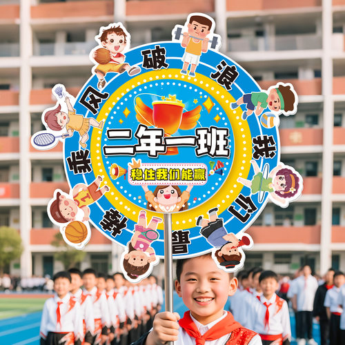 学校运动会开幕式入场创意道具