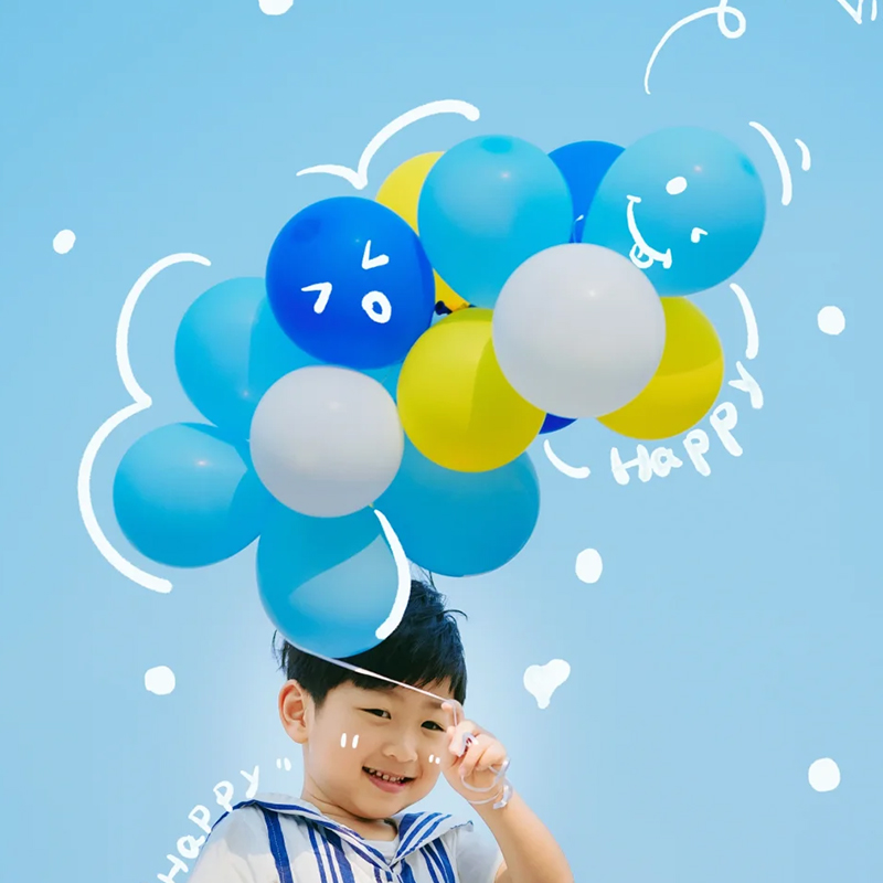 六一儿童节毕业生日场景布置乳胶气球装饰品学校幼儿园商场门店
