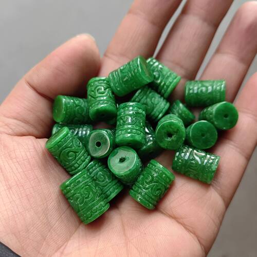 玉阅珠宝情侣干青古风天然