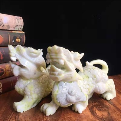 玉阅珠宝蓝田玉天然摆件