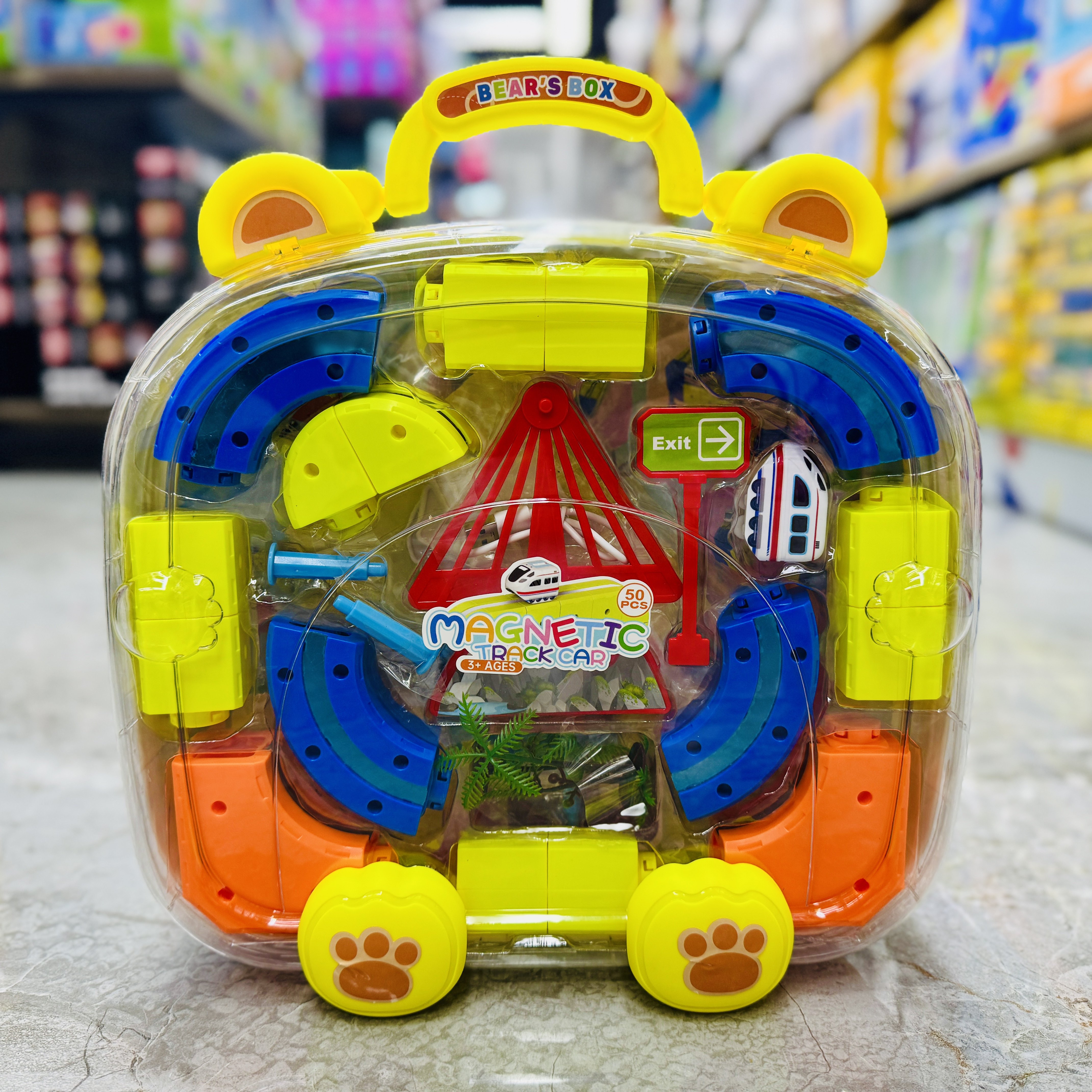 新款手提箱磁吸轨道车魔幻百变积木电动磁力火车男孩拼装儿童玩具,玩具/童车/益智/积木/模型,电动/遥控轨道,淘宝优惠券,粉丝福利购,淘宝优惠卷