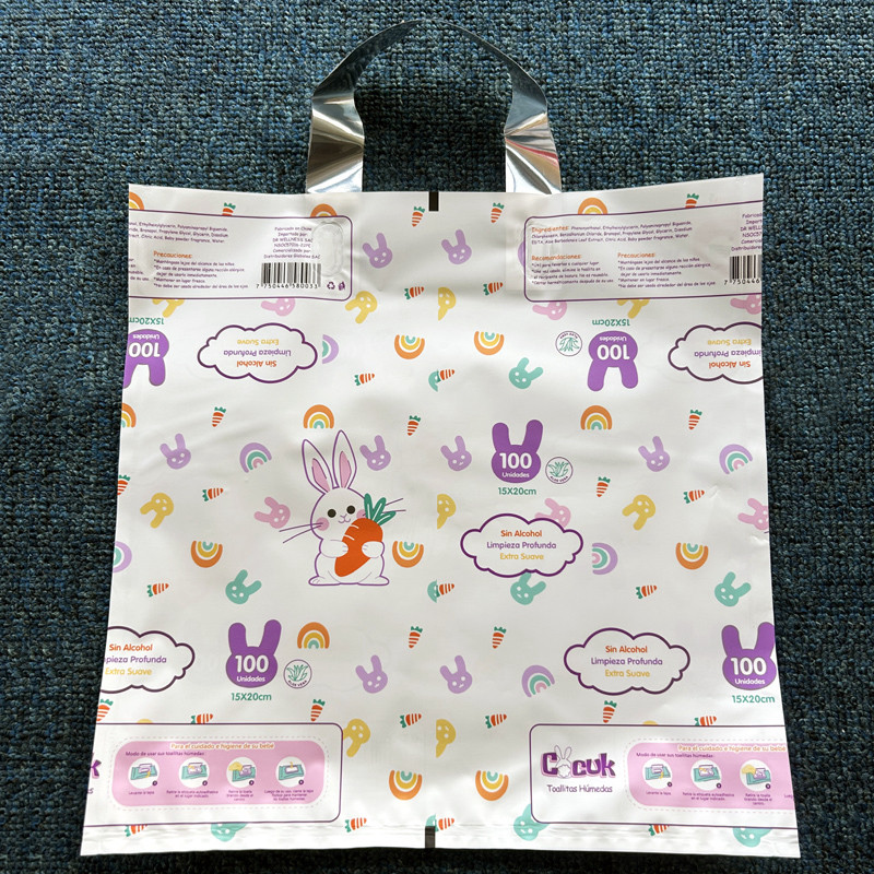 2件包邮 加厚33&times;30CM手提塑料袋 包装袋购物袋外贸服装袋子批发