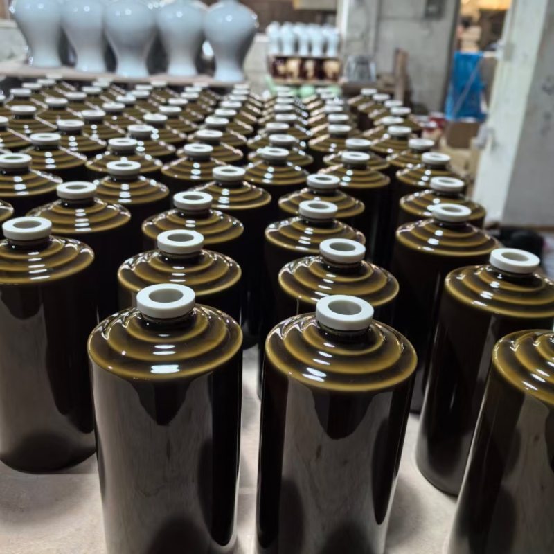 景德镇陶瓷酒瓶空酒壶酒瓶茅型瓶创意1斤装密封家用白酒酒杯酒坛